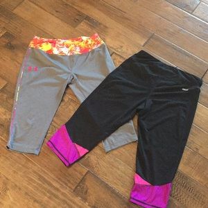 2 pair Capri leggings